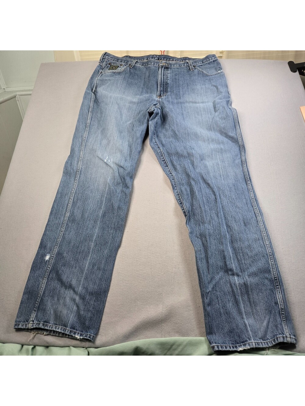 Cinch Jeans Men's 44x36 Green Label Relaxed Fit Straight Blue Denim